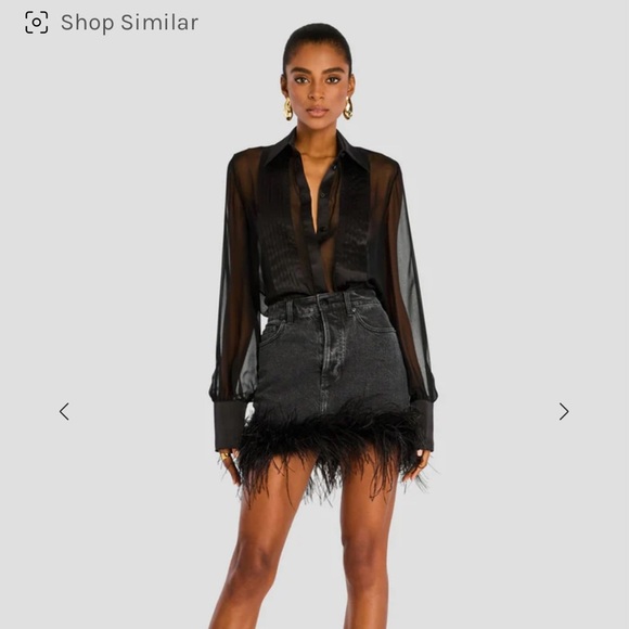 🍂NWT Retrofête Women's Elvie Denim Skirt - Picture 1 of 9